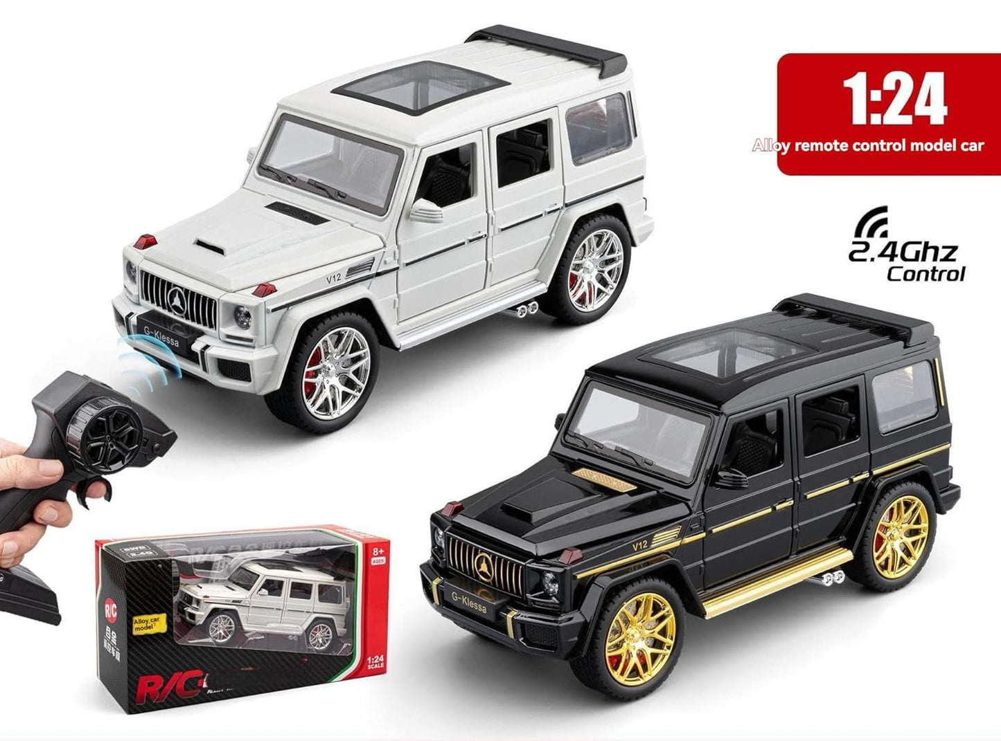 G-Klessa 1:24 Scale Alloy Diecast Remote Control Car With 2.4GHz