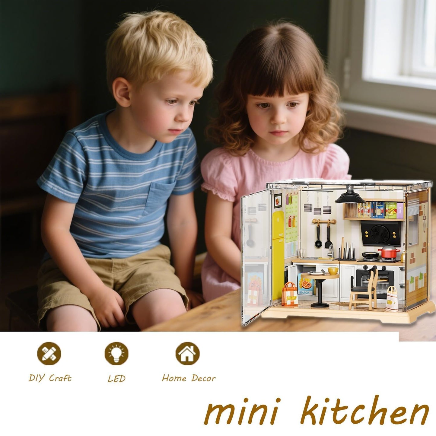 DIY Miniature Home Kitchen Kit