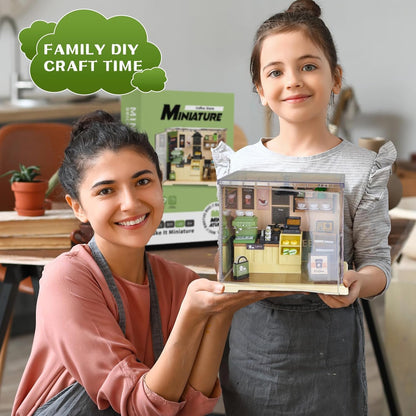 DIY Miniature Coffee Shop Kit