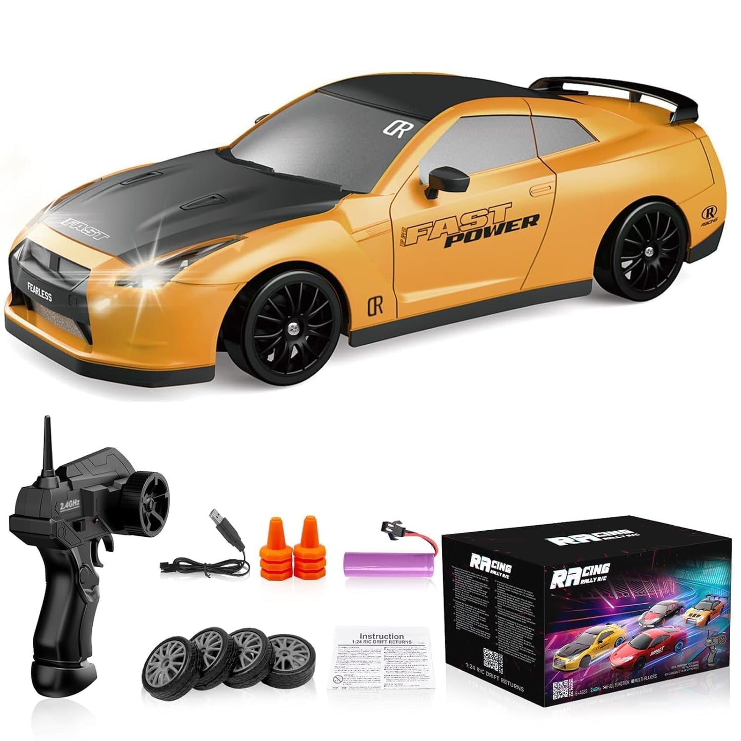 Rc Drift Remote Control Car 1:24 Scale