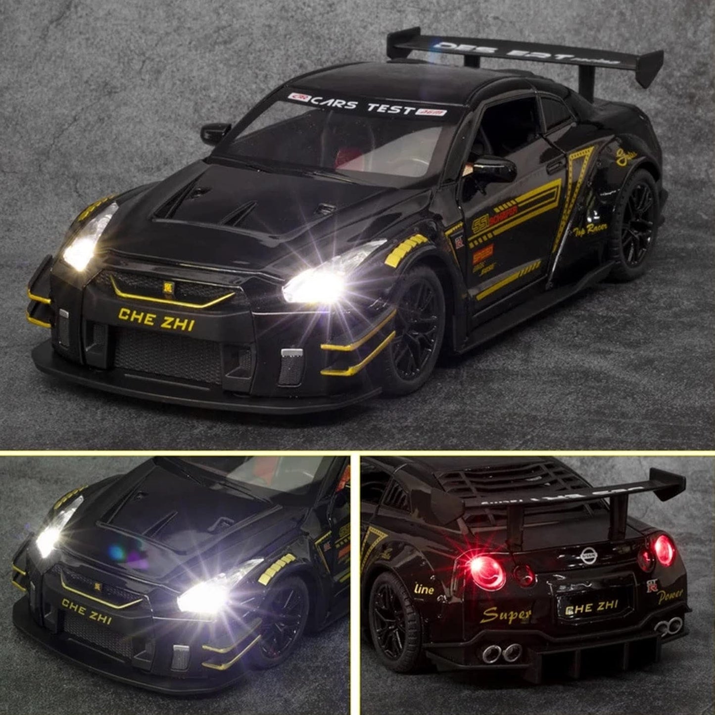 Nissan Gtr Super Sport Scale Model Diecast Metalcar - All Size