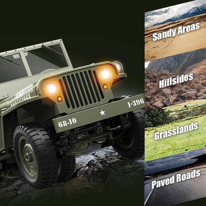 JJRC - 4WD RC Military Jeep