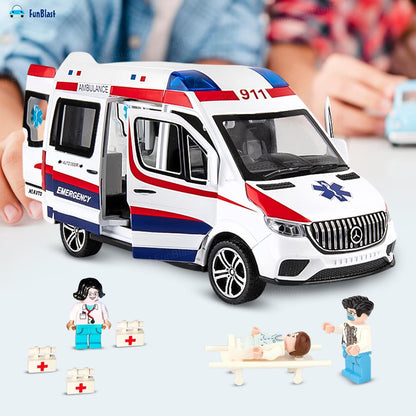Mercedes Benz Ambulance Van 1:24 Diecast Scale Model Car