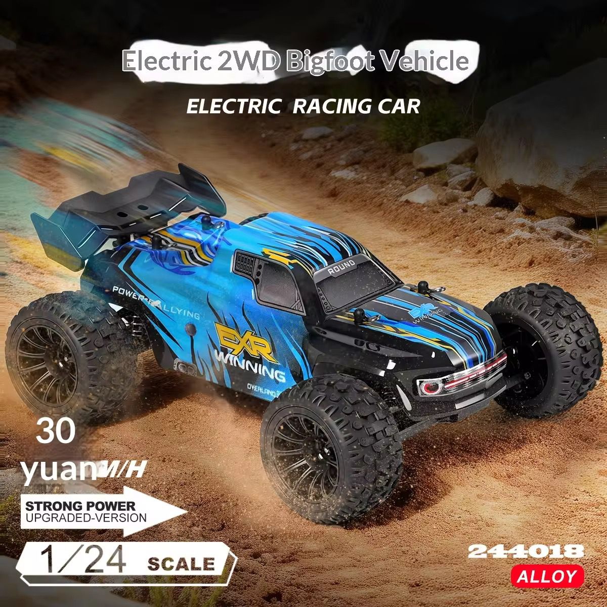 WLTOYS 244018 1/24 Scale Off-Road RTR Electric 2WD RC Monster Truck