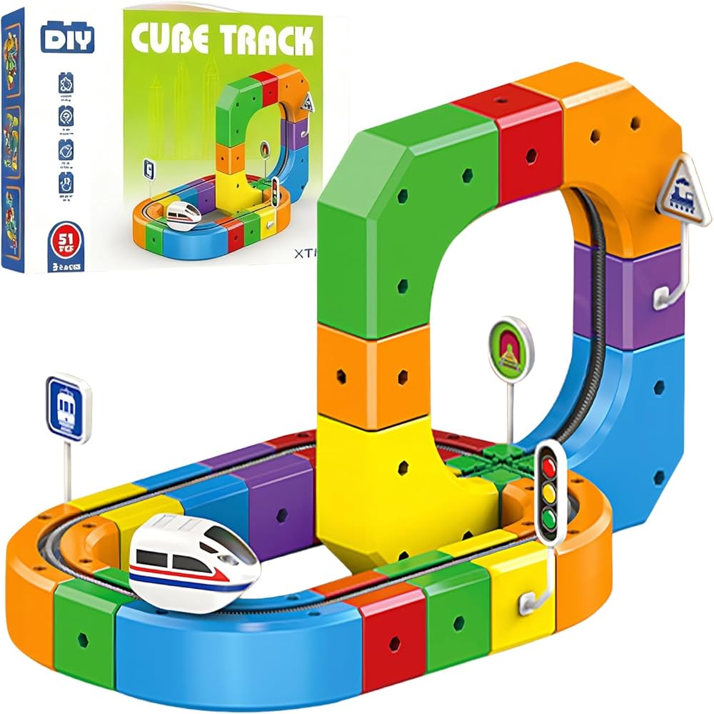 51pcs Electric Train - STEM Educational Flexible Race Track
