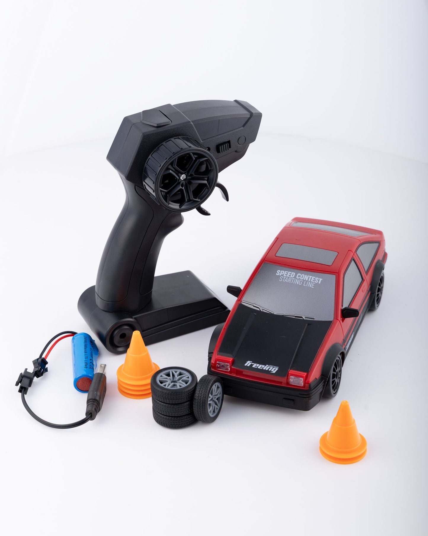 Red Edition with Remote &  Drift Accessories Car 1:24 Scale