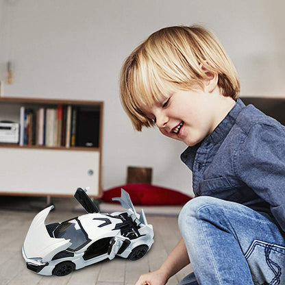 LYKAN HYPER SPORT 1:32 DIECAST METAL PULLBACK TOY CAR WITH OPENABLE DOORS & LIGHT, MUSIC BOYS CAR FOR KIDS BEST TOYS GIFTS TOYS FOR KIDS [SIZE:- 15.5CM*6CM*4.5CM]【 MULTICOLOR 】