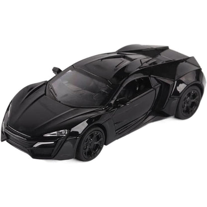 LYKAN HYPER SPORT 1:32 DIECAST METAL PULLBACK TOY CAR WITH OPENABLE DOORS & LIGHT, MUSIC BOYS CAR FOR KIDS BEST TOYS GIFTS TOYS FOR KIDS [SIZE:- 15.5CM*6CM*4.5CM]【 MULTICOLOR 】