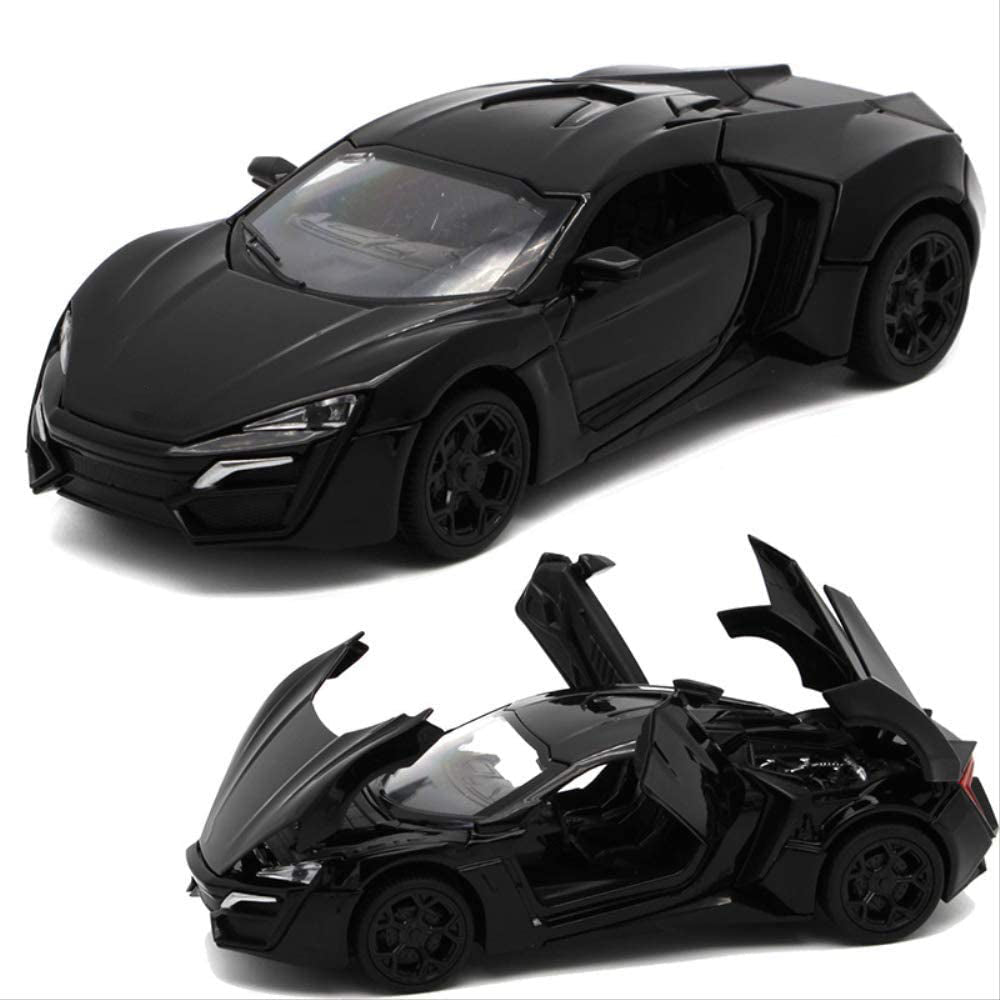 LYKAN HYPER SPORT 1:32 DIECAST METAL PULLBACK TOY CAR WITH OPENABLE DOORS & LIGHT, MUSIC BOYS CAR FOR KIDS BEST TOYS GIFTS TOYS FOR KIDS [SIZE:- 15.5CM*6CM*4.5CM]【 MULTICOLOR 】