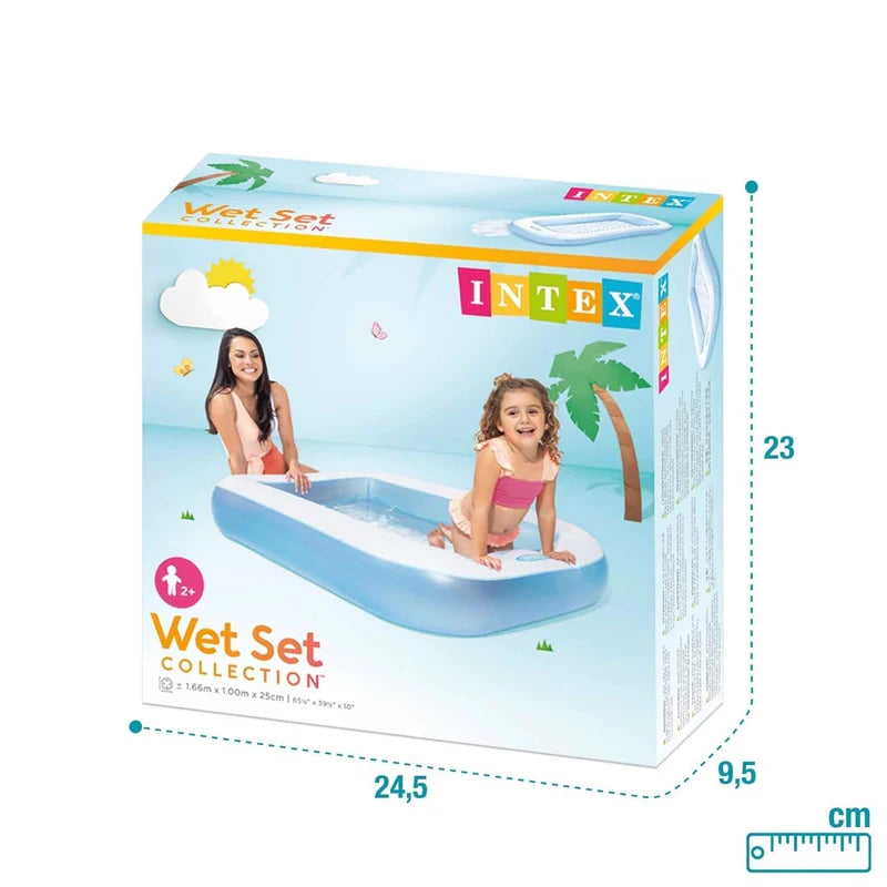 5.5 FT PORTABLE INFLATABLE & FOLDABLE SWIMMING POOL OUTDOOR & INDOOR WATER SWIMMING POOL FOR KIDS & ADULTS