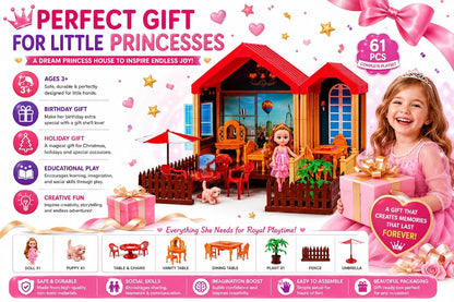 Large Doll House Play Set