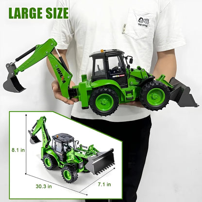HUINA JCB 1579 1:14 REMOTE CONTROL BACKHOE LOADER