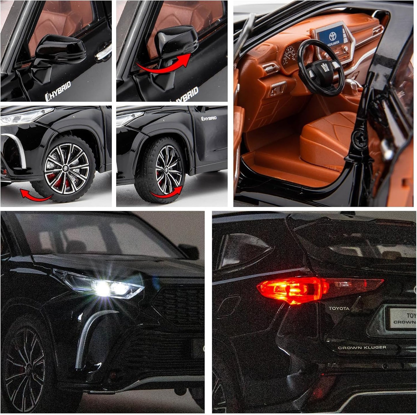 Toyota Crown 1:24 Diecast Scale Model Car