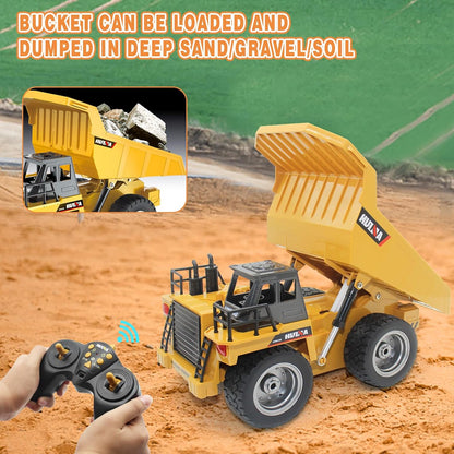 Huina 1534 RC Dump Truck – Heavy Duty 1/18 Scale Construction Model