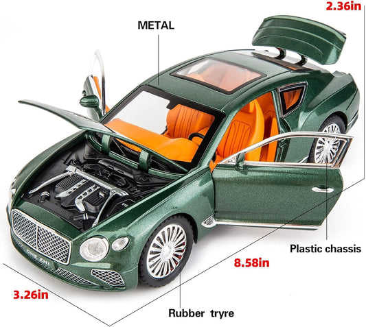 Bentley Continental Gt Scale Model Diecast Metalcar - All Size