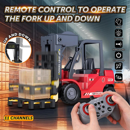 Remote Control Construction Vehicle 1:24 RC Forklift Truck – 11 Channel