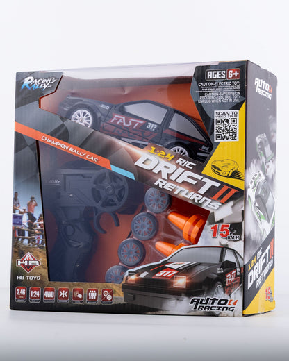 4WD RC Drift Car With 1:24 Scale High-Speed Remote Control Vehicle