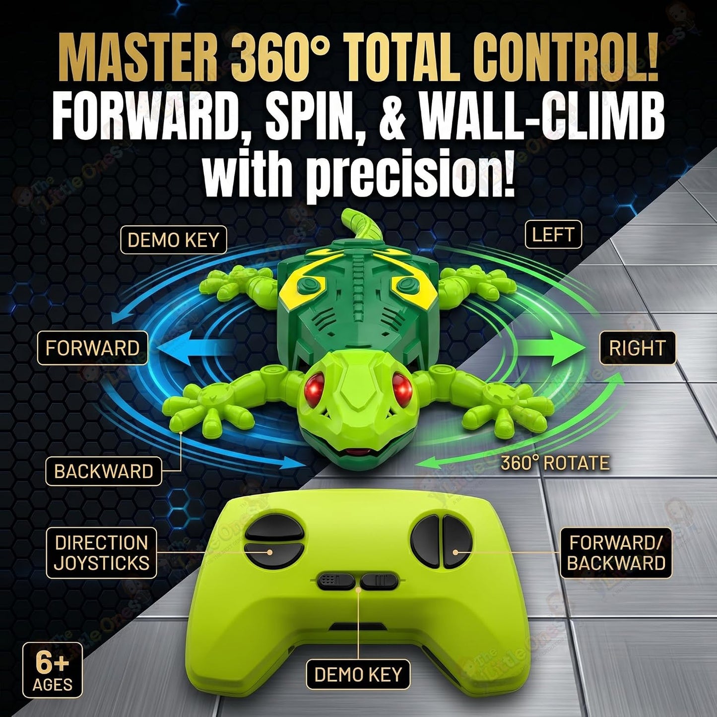 Geckos Telecontrol wall-climbing RC lizard
