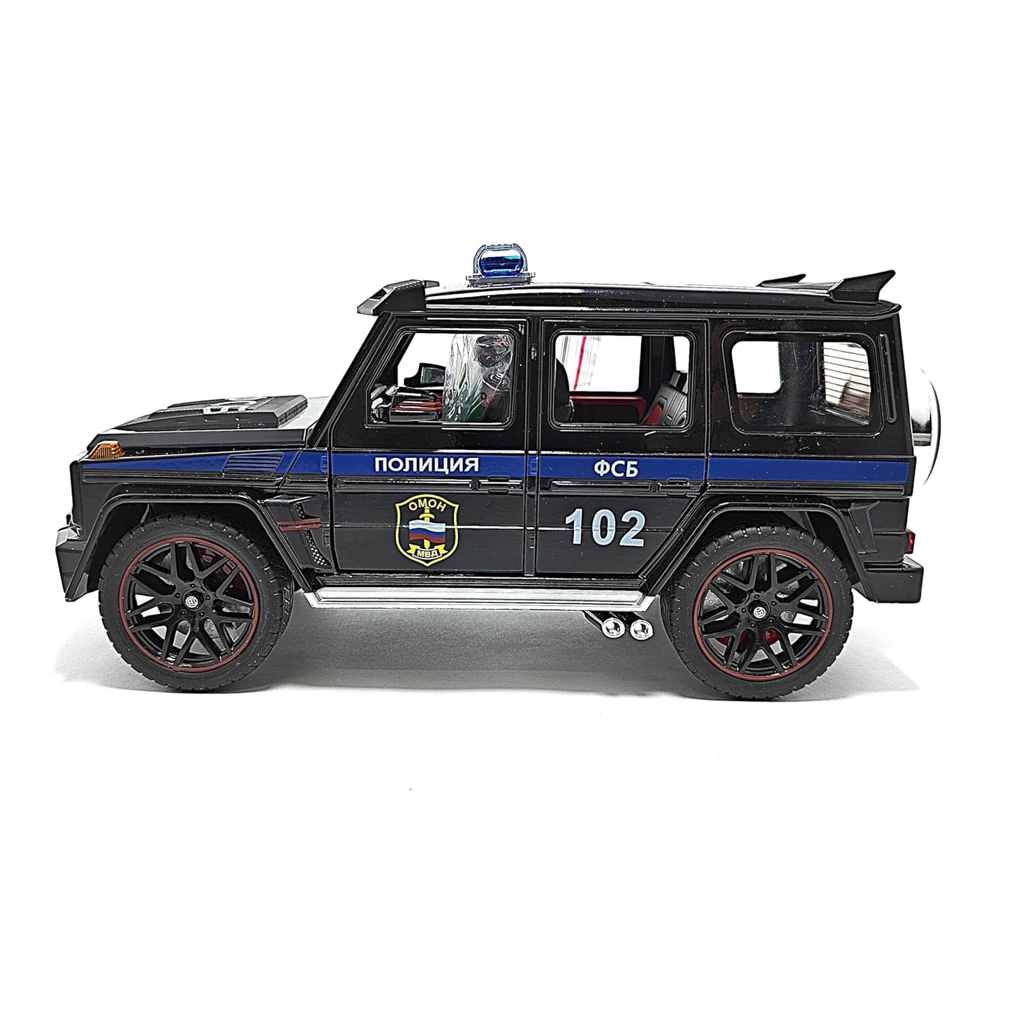 Mercedes-Benz G-Wagon Brabus police 1:24 diecast scale model car
