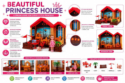 Large Doll House Play Set