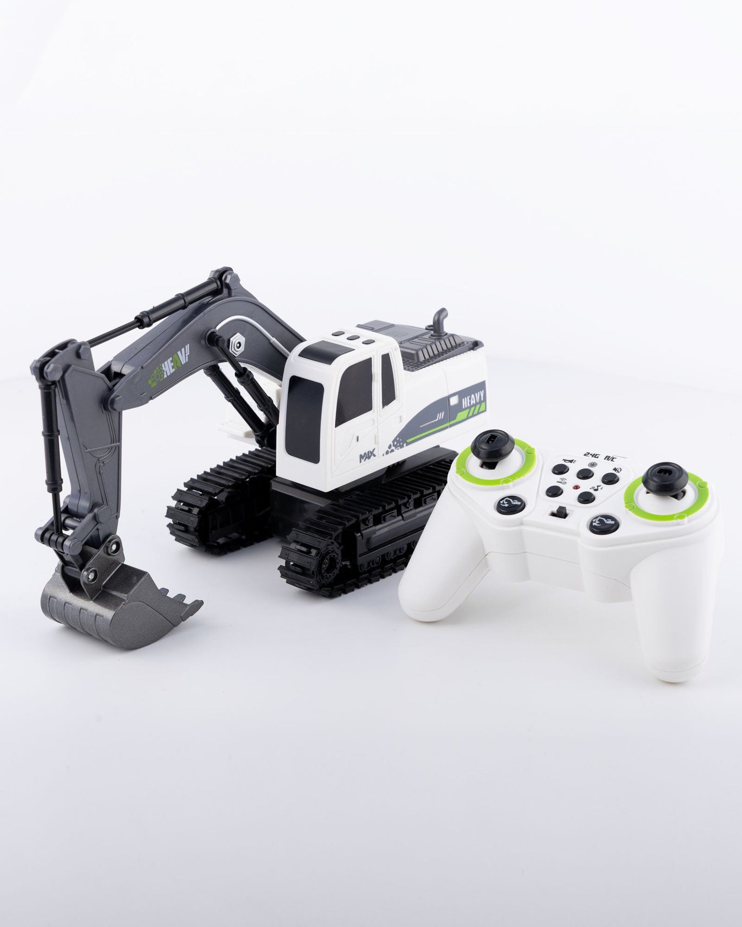RC Heavy Construction Excavator with Remote & Accessories Car 1:18 Scale