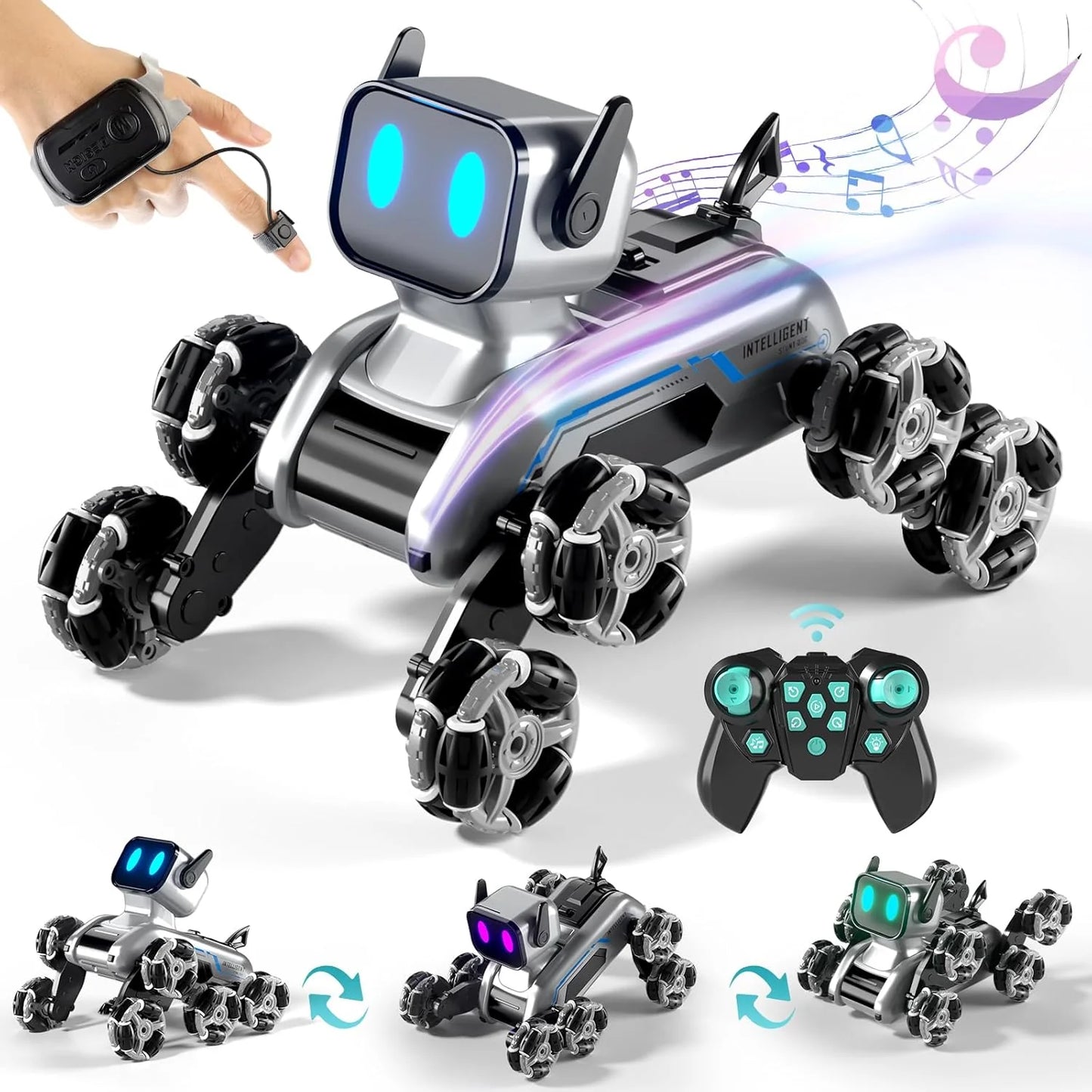 Stunt Robot Dog Toy with Remote Control