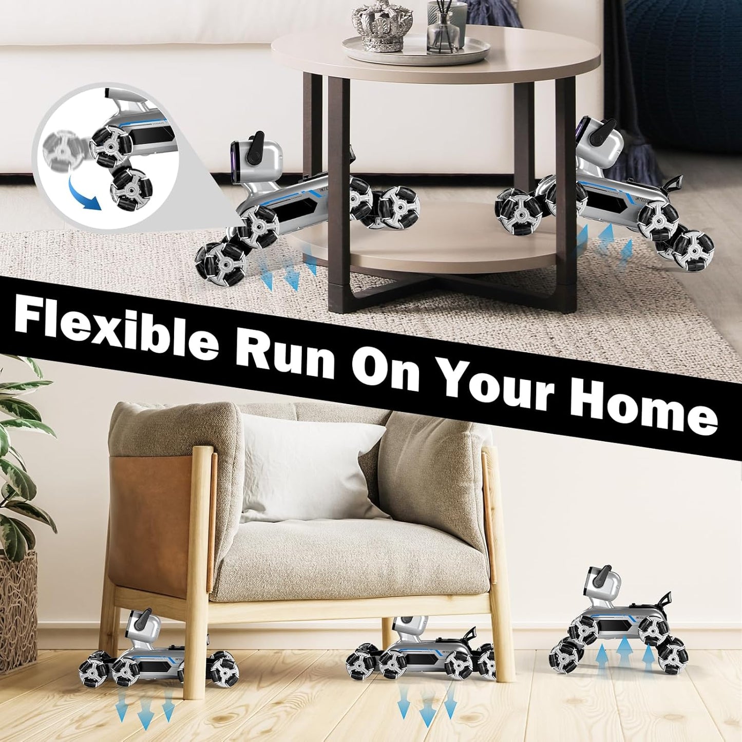 Stunt Robot Dog Toy with Remote Control