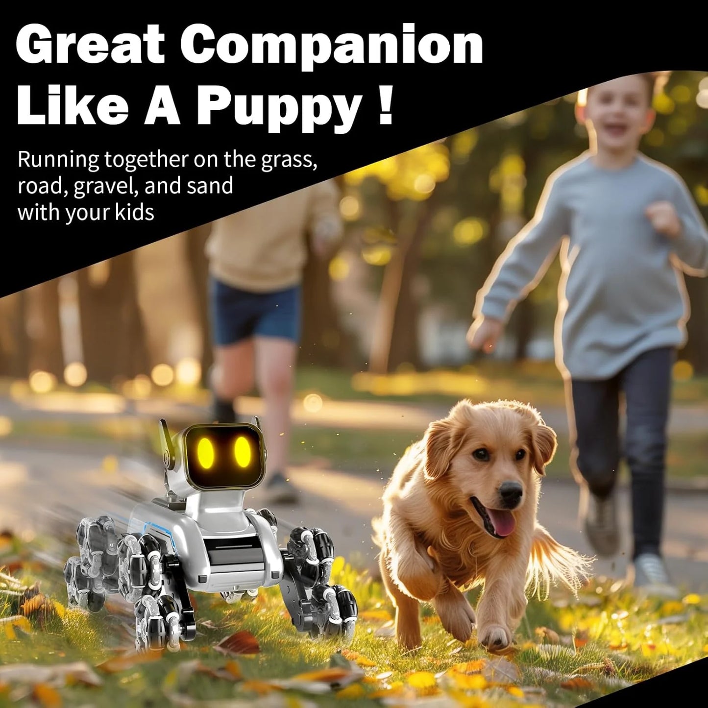Stunt Robot Dog Toy with Remote Control