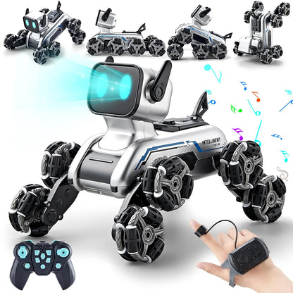 Stunt Robot Dog Toy with Remote Control