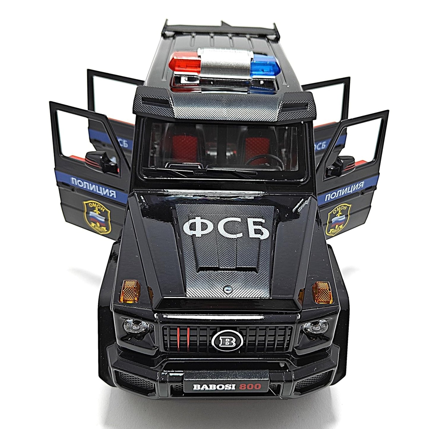 Mercedes-Benz G-Wagon Brabus police 1:24 diecast scale model car