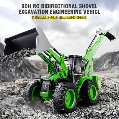 HUINA JCB 1579 1:14 REMOTE CONTROL BACKHOE LOADER