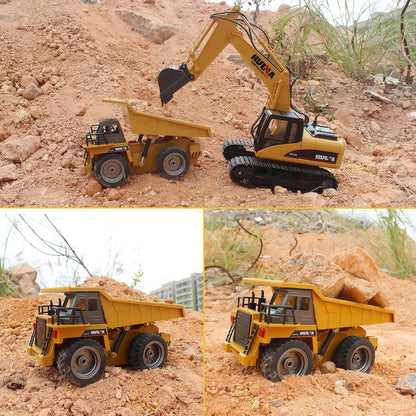 Huina 1534 RC Dump Truck – Heavy Duty 1/18 Scale Construction Model