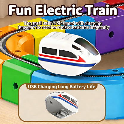 51pcs Electric Train - STEM Educational Flexible Race Track