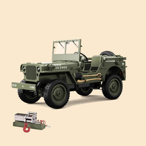 JJRC C8815 1/10 Scale Willys MB Military Jeep RC Truck