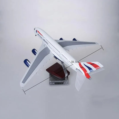 British Airways Airbus A380 47CM 1:160 Diecast Scale Model