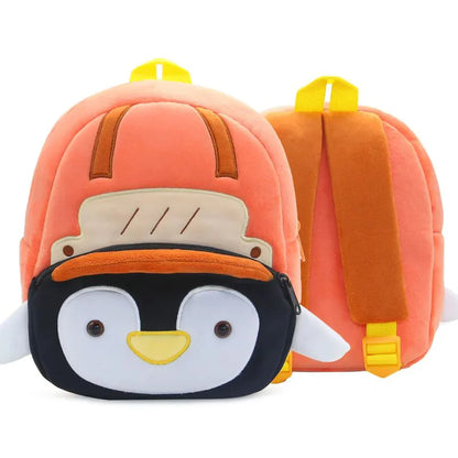 Cute 3D Animal Children Plush Toddler School Bag