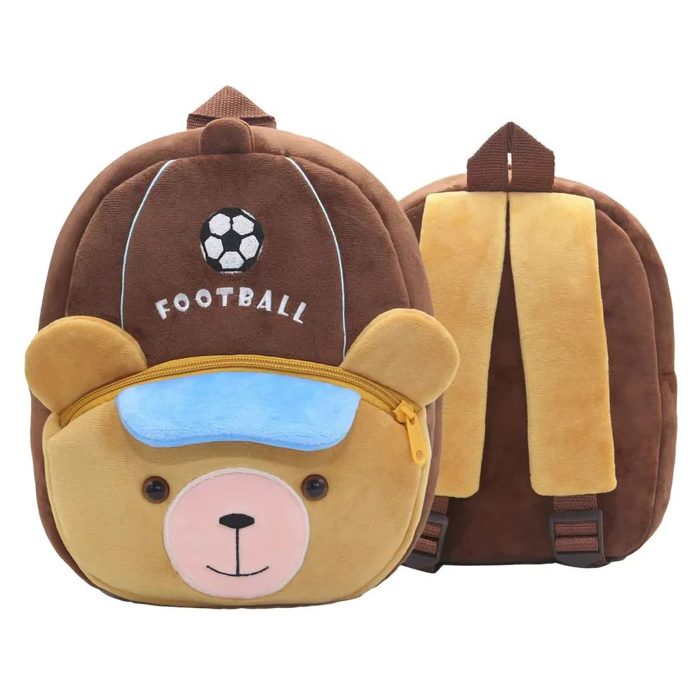 Cute 3D Animal Children Plush Toddler School Bag
