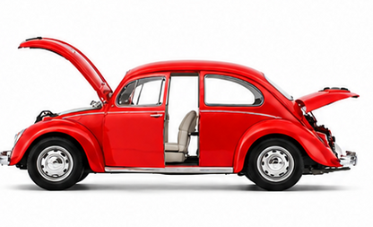 Volkswagen Beetle (Vintage 1967) Diecast Scale Model Car