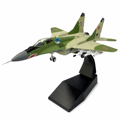 Russian MiG-29 Fulcrum C Fighter Jet 1:100 Diecast Scale Model