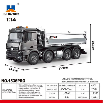HUINA 1536 PRO RC Dump Truck