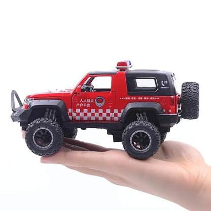 Jeep Police Scale Model Diecast Metalcar - All Size