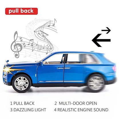 Rolls Royce Cullinan Black Scale Model Diecast Metalcar - All Size