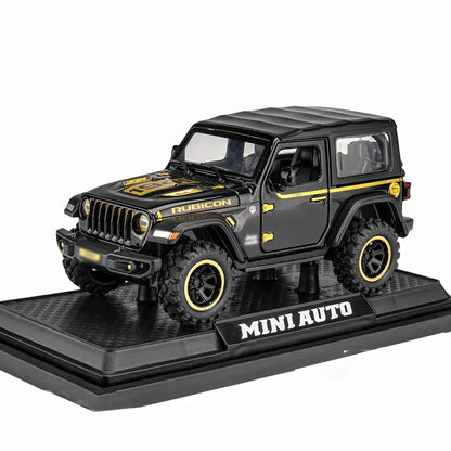 Wrangler Rubicon Thar Jeep Scale Model Diecast Metalcar - All Size
