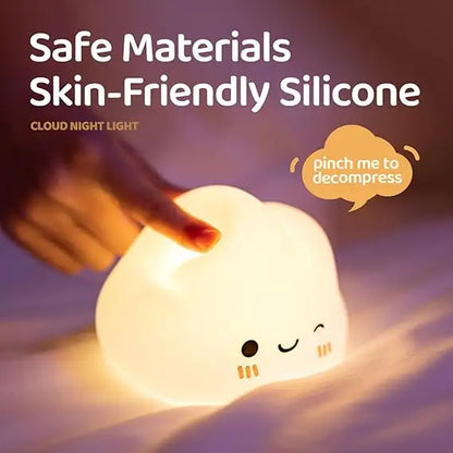 Cloud Shape Silicone Pat Lamp