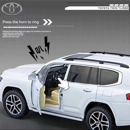 Land Cruiser LC300 1:24 with Key Remote Metal Diecast Car