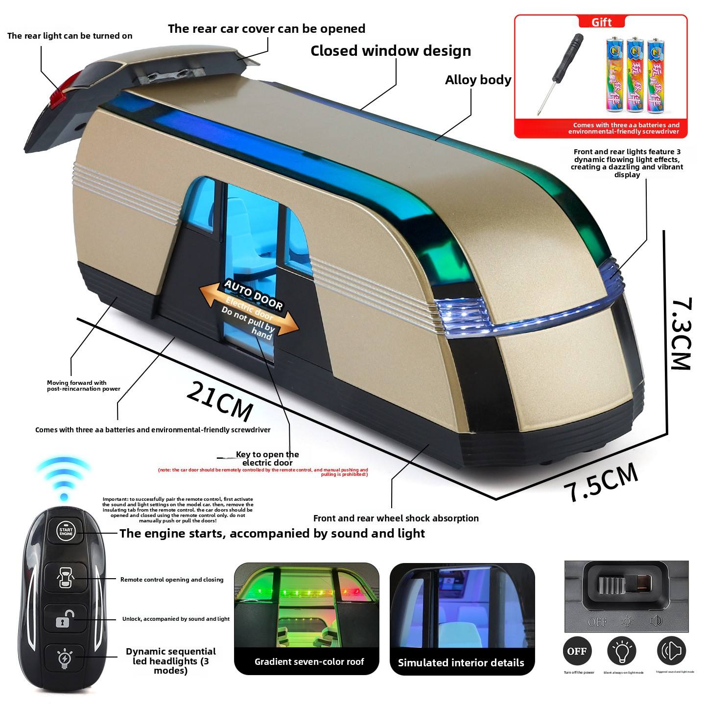 1:24 Robovan Alloy Model Bus with Remote Control Auto Door | Diecast Bus India