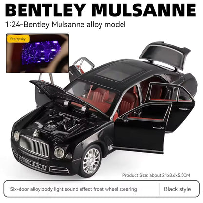 Bentley Mulsanne Scale Model Diecast Metalcar - All Size