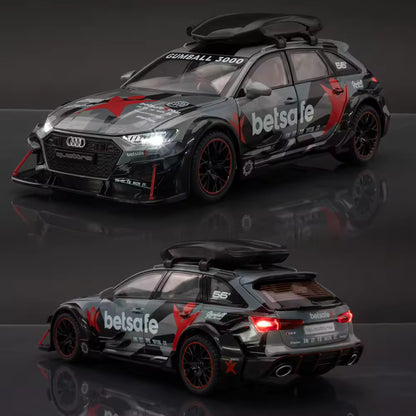 Audi Rs6 Militery Scale Model Diecast Metalcar - All Size