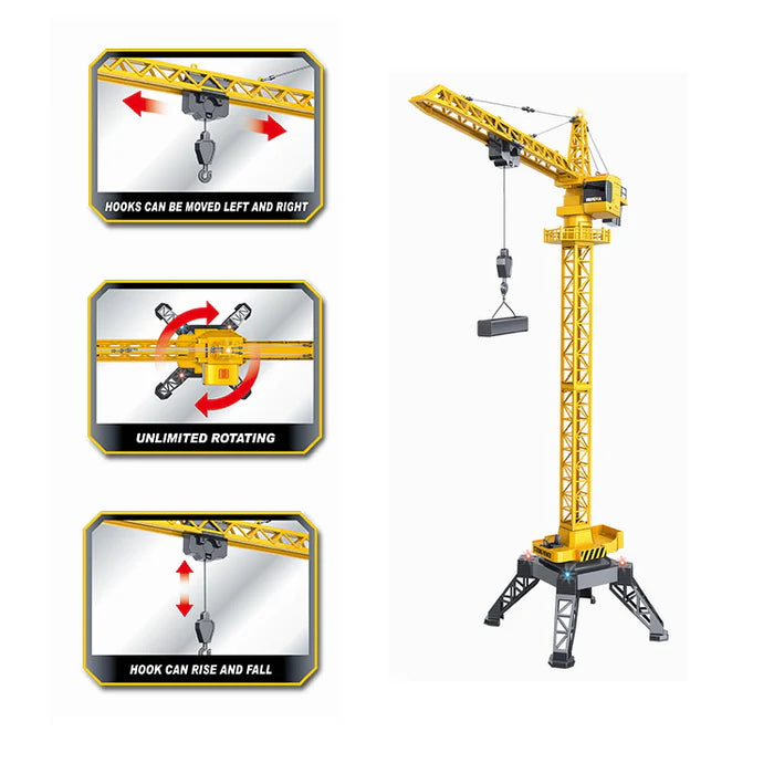 Huina 1585 12 channel RC Alloy Tower Crane