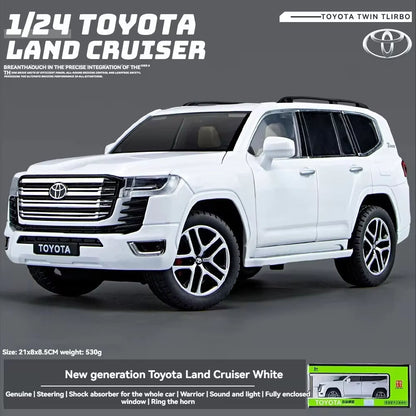 Land Cruiser LC300 1:24 with Key Remote Metal Diecast Car